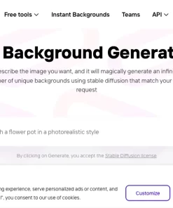 AI Background Generator by PhotoRoom