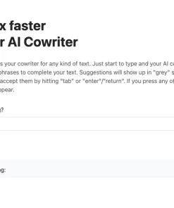 AI Cowriter