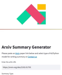Arxiv Summary Generator