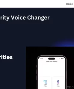 Celebrity Voice Changer AI