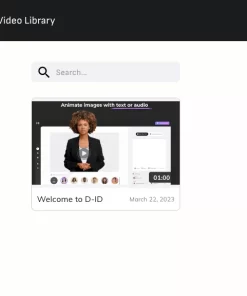 D-ID Creative Reality Studio