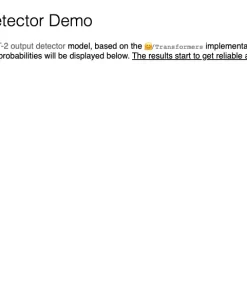 GPT-2 Output Detector