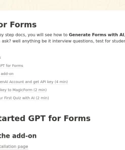 GPT for forms