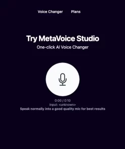 MetaVoice Studio