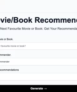 Movie & Book Recommender