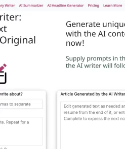 Sassbook AI Writer