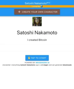Satoshi Nakamoto Chatbot