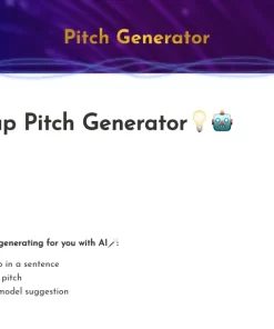Startup Pitch Generator
