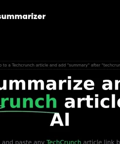 TechCrunch Summary