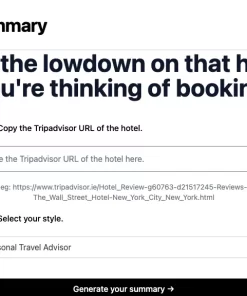 TripAdvisor Summary