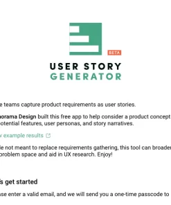 User Story Generator